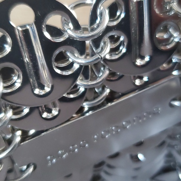 Glitzy! NWT Paco Rabanne Iconic Rhinestone 1969 Nano Bag - Picture 8 of 13